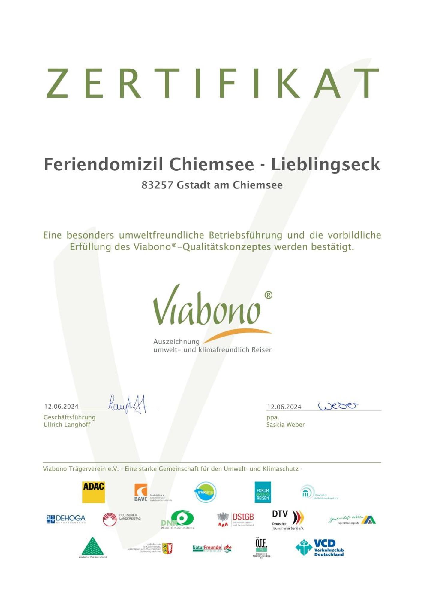 Lieblingseck Nachhaltige 5 Sterne Ferienwohnung Direkt Am Chiemsee Gstadt am Chiemsee Exterior photo