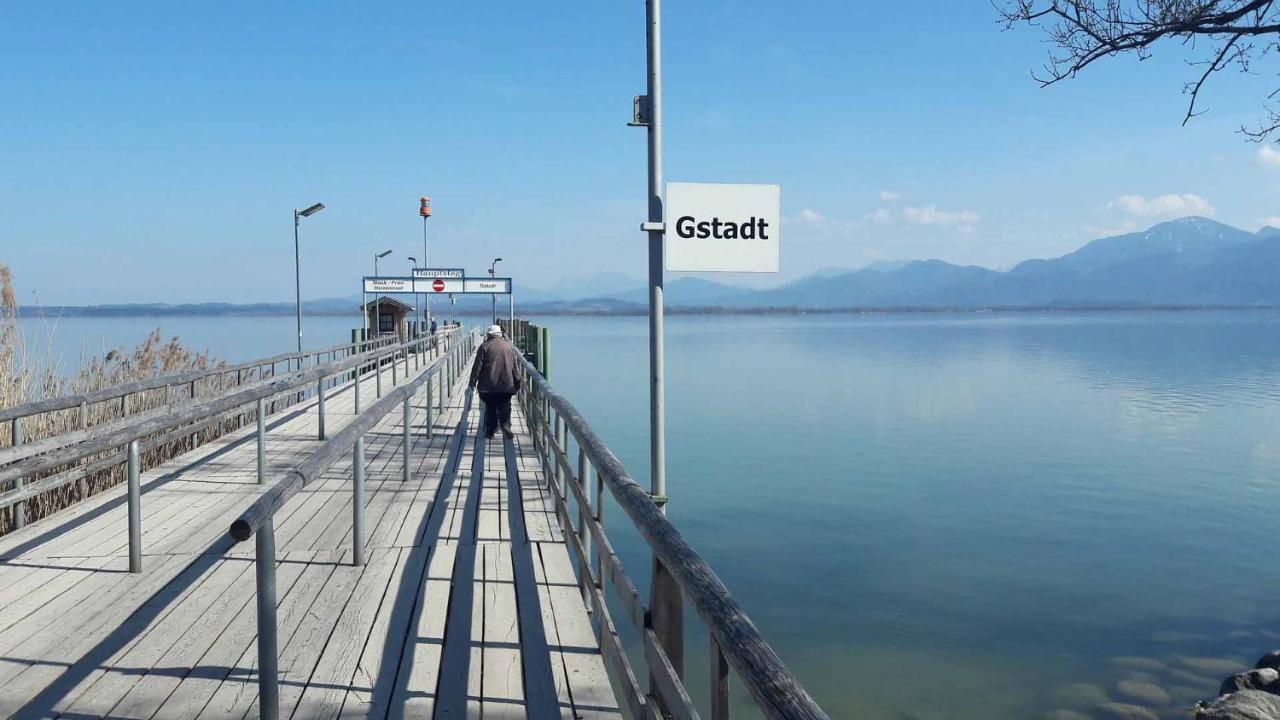 Lieblingseck Nachhaltige 5 Sterne Ferienwohnung Direkt Am Chiemsee Gstadt am Chiemsee Exterior photo